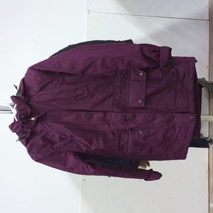 Eddie Bauer purple woman's jacket water proof small